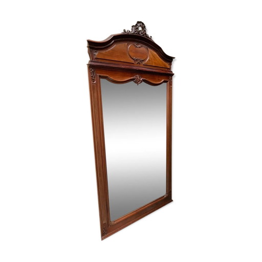 Vieux miroir en acajou. – spiegels