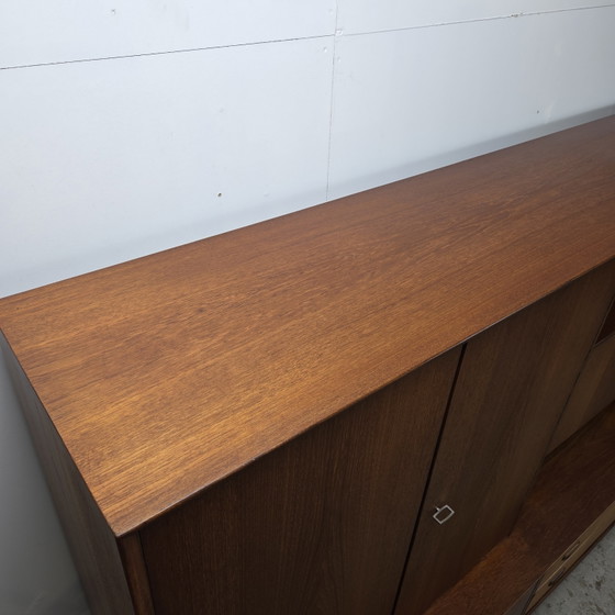 Image 1 of Louis van Teeffelen, Wébé vintage jaren 60 teak highboard