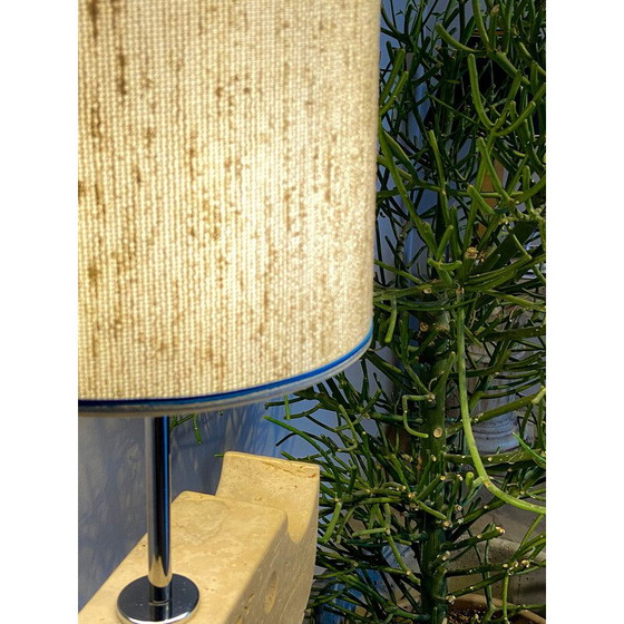 Image 1 of Vintage travertine rhinoceros table lamps by Mannelli Florence, Italy 1970