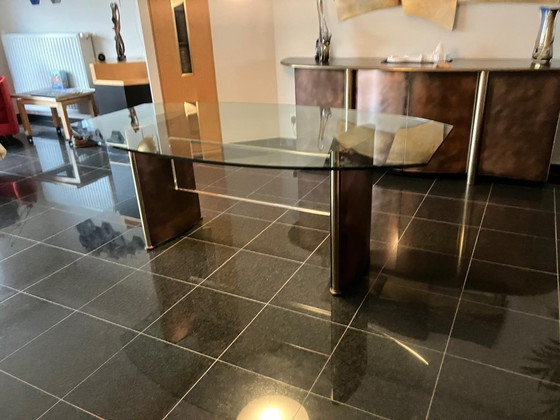 Image 1 of Vintage living table Belgo Chrom