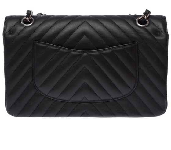 Image 1 of Sac CHANEL Timeless/Classique en Cuir Noir - 103570