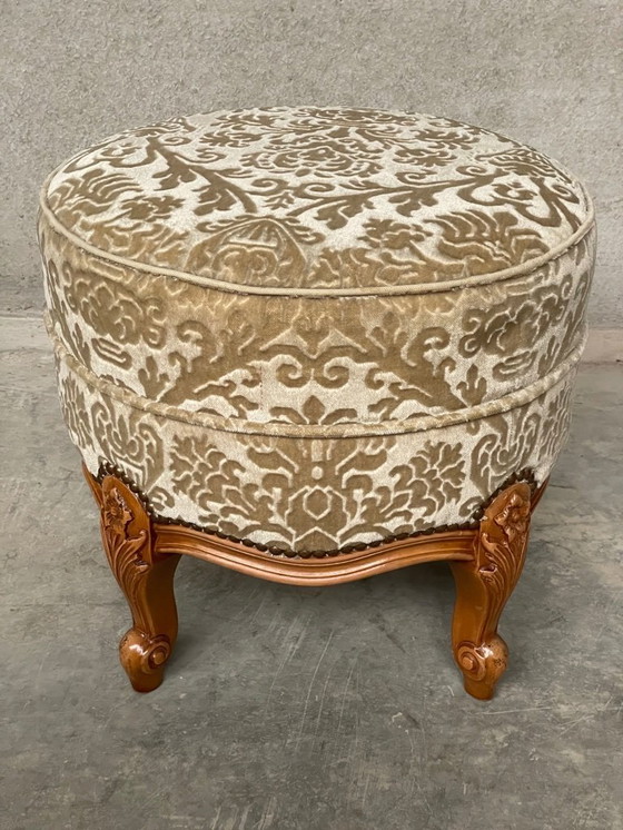 Image 1 of Prachtige Vintage Louis xv Poef