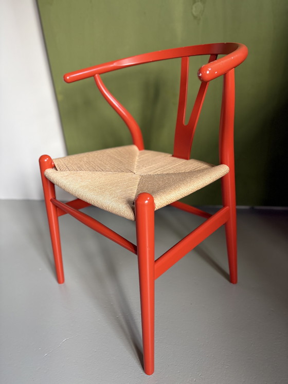 Image 1 of Carl Hansen CH24 Wishbone chair orange