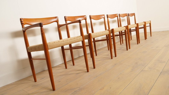 Image 1 of 6 x dining chair | Bramin | H.W. Klein | Teak | Restored