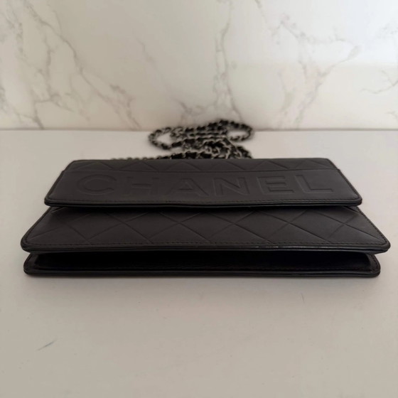 Chanel Wallet on Chain embossed Chanel – Wallets & small leather goods, Leather (photo 5 of 15)