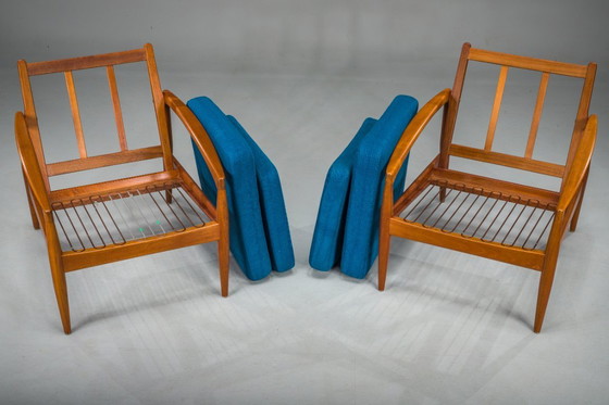 Image 1 of Sillones modelo 121 Paper Knife de Kai Kristiansen para Magnus Olesen, década de 1960, juego de 2