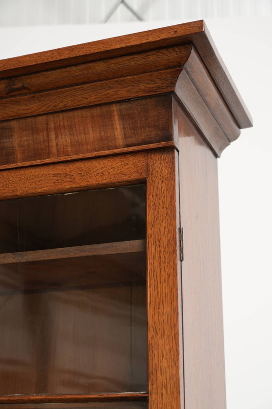Muy Bonita Librería/Secretario Antiguo Inglés de Roble del Siglo XVIII con Alzado y Cristal Original – Wood (photo 8 of 16)