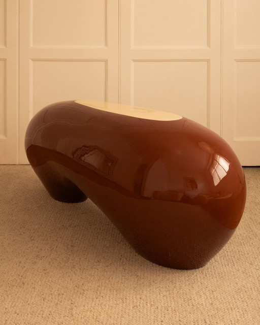 Banc laqué - années 1970