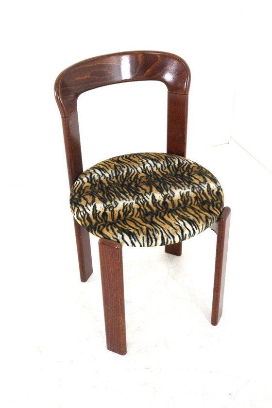 Set di 6 sedie Bruno Rey per Kusch & Co con stampa tigrata vintage – Sedie da pranzo, Wood (photo 14 of 24)