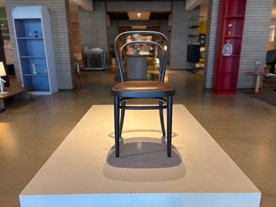 Thonet 214p Stuhl – Esszimmerstühle, Leather, Wood (photo 2 of 2)