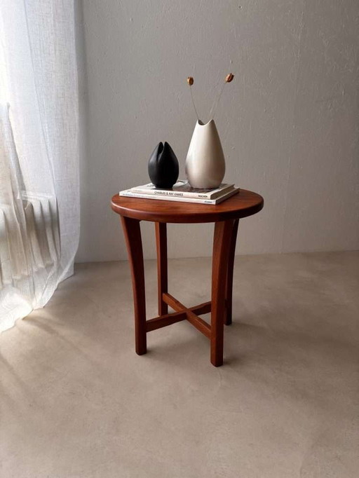 Danish solid teak side table 1960s