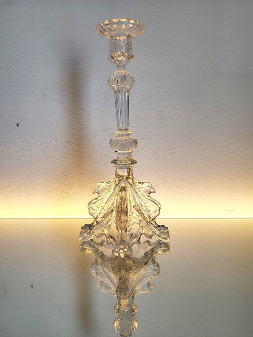 Val Saint Lambert, Kerzenleuchter Serie Luxval, Modell Griffon, 1935, Belgien