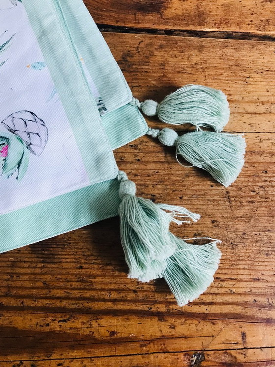 Image 1 of cactus table runner