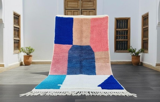 Tapis Berbères Multicolores en Laine 300cmx150cm