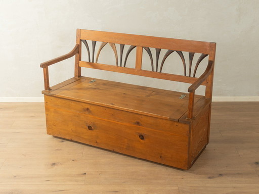 Biedermeier-Kommodenbank aus den 1900er Jahren, Vintage