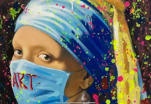 Alberto RICARDO - La Jovem de la perla - Canvas kunstenaar