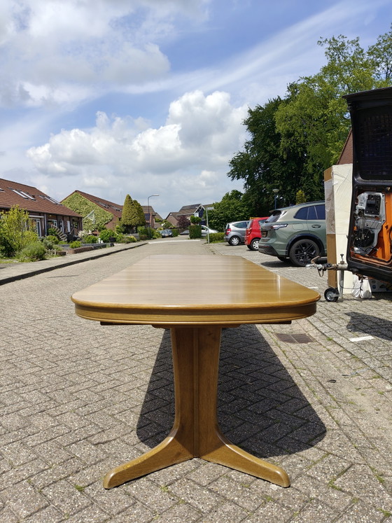 Image 1 of Scandinavian extendable dining table 3.05cm x3 inlay leaves