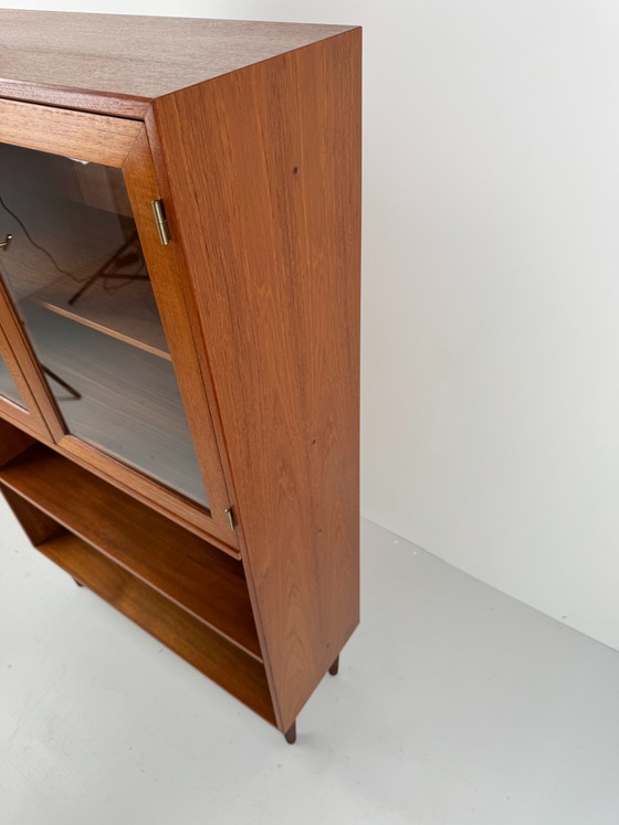 Vetrina danese in teak, Danimarca, anni '60 – Mobile bar, Wood, Glass (photo 9 of 13)