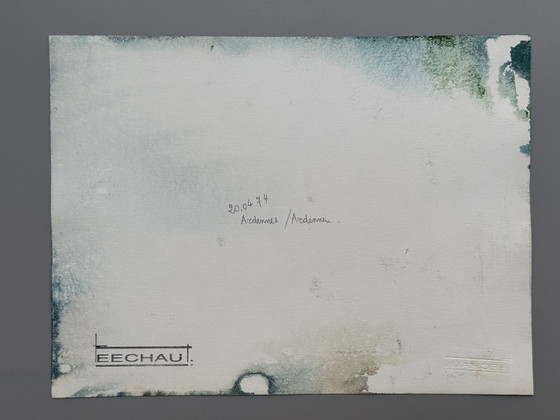 Image 1 of Eugène Eechaut (1928-2019) - Set of 4 Works, 1974/76