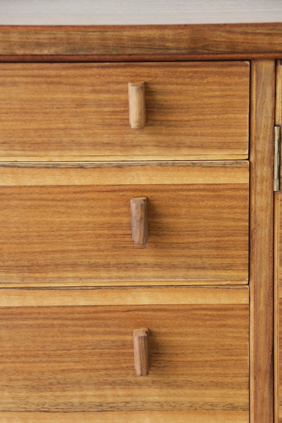 Image 1 of Vintage Walnut sideboard - 60's