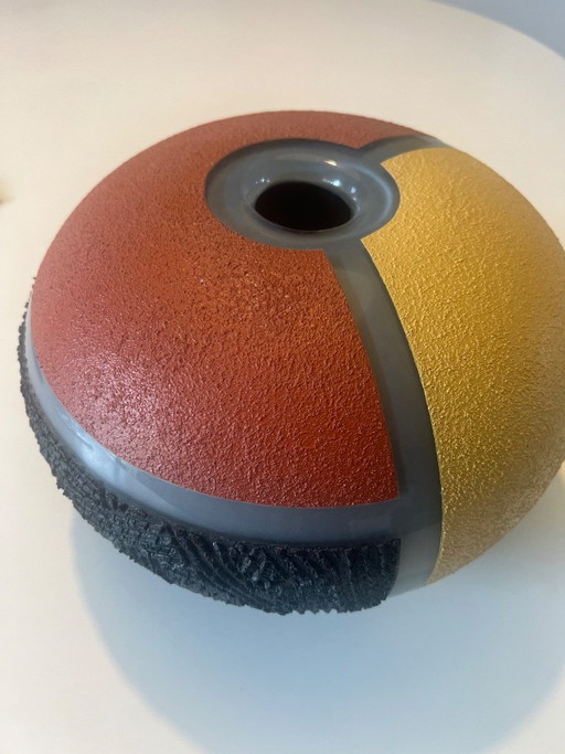 Mieke Groot Signierte Vase – glaskunst, Glass (photo 2 of 6)