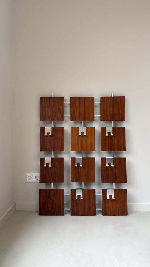 Appendiabiti vintage in legno di teak