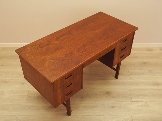 Image 1 of Scrivania in teak, design danese, anni '70, prodotta in Danimarca