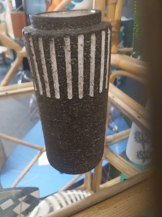 Image 1 of 1 x Westraven Utrecht ceramic vase 19cm high 8cm diameter 1970s