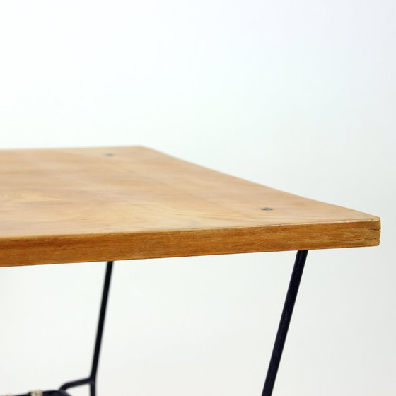 Image 1 of Couchtisch mit Metallgestell, Tschechoslowakei, 1960er Jahre