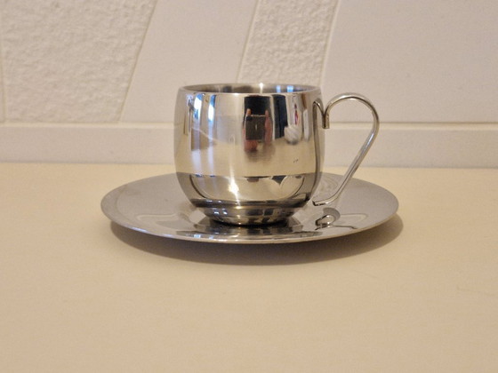 Image 1 of Set tazzine caffè e macedonia acciaio IMCO