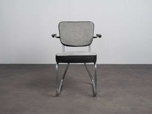 Poltrona modernista di Ahrend de Cirkel, Paesi Bassi, anni '60. – bureaustoelen, Textile (photo 2 of 10)