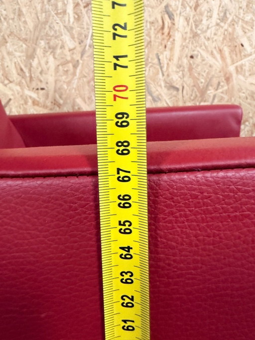 4 x leren eetkamerstoelen van Bert Plantagie