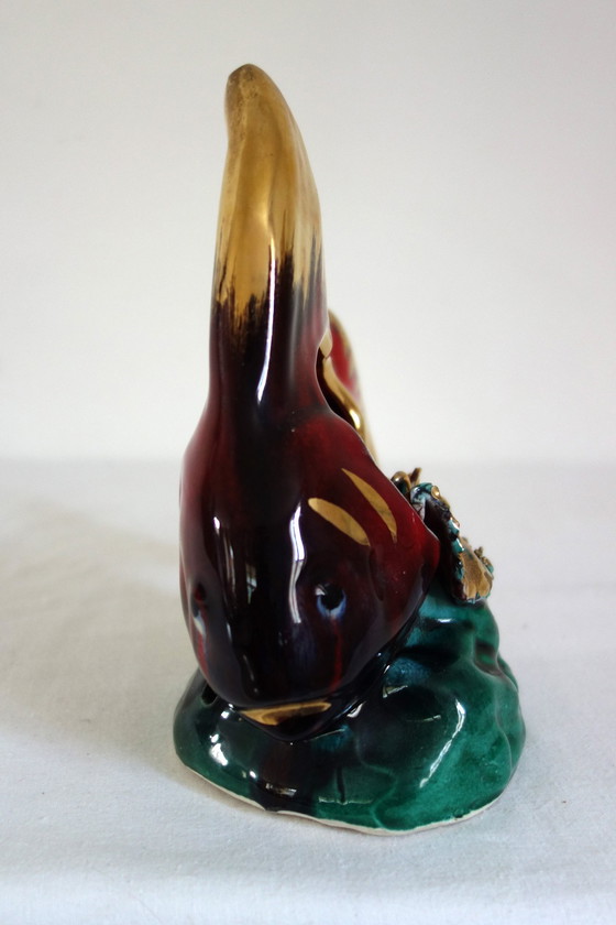 Image 1 of Décor Poisson lamp in Vallauris ceramics, 1960