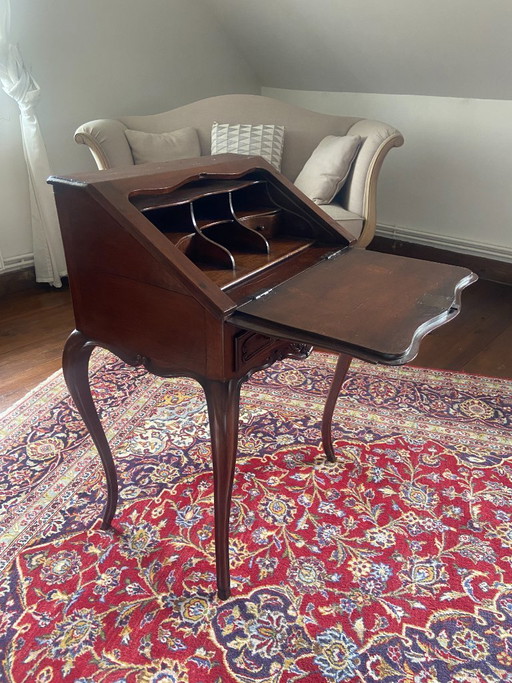 Louis XV wooden secretary desk