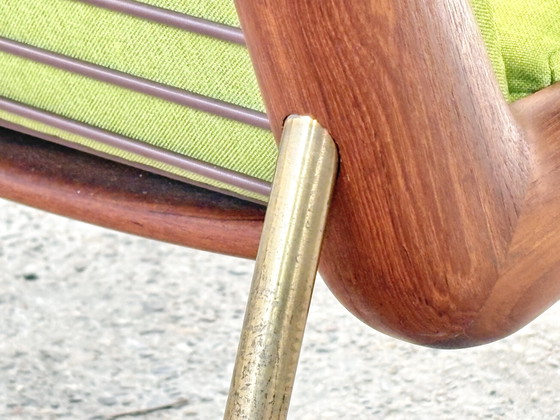 Sillón Boomerang de los años 60 diseñado por Peter Hvidt & Orla Mølgaard-Nielsen para France & Son, Dinamarca (photo 7 of 12)
