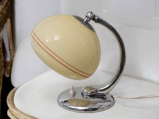 Rarissima lampada da tavolo/comodino Art Déco, Vienna anni '20.