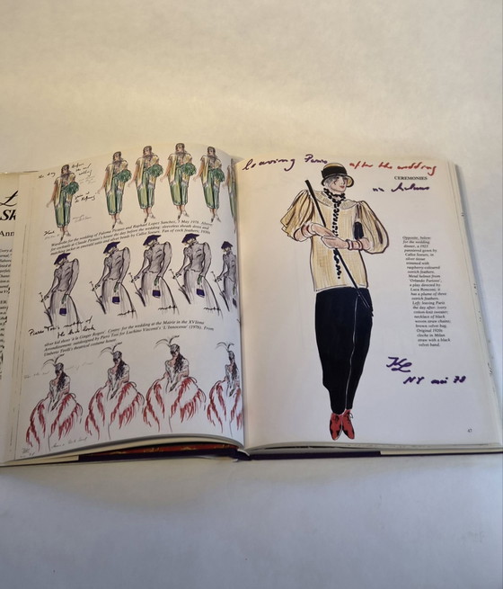 Sketchbook di Karl Lagerfeld (1986) Prima edizione – Libri d'arte, Carta (photo 3 of 15)