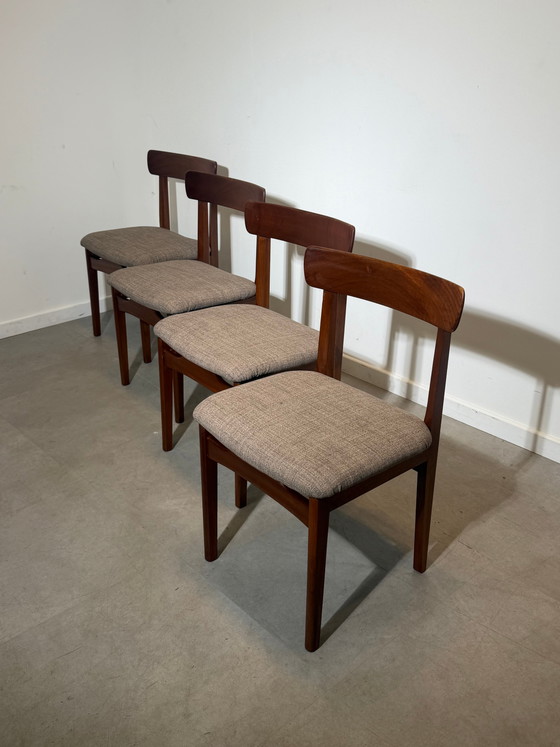 Set di quattro Sedie da pranzo danesi in teak France & Son (photo 3 of 5)