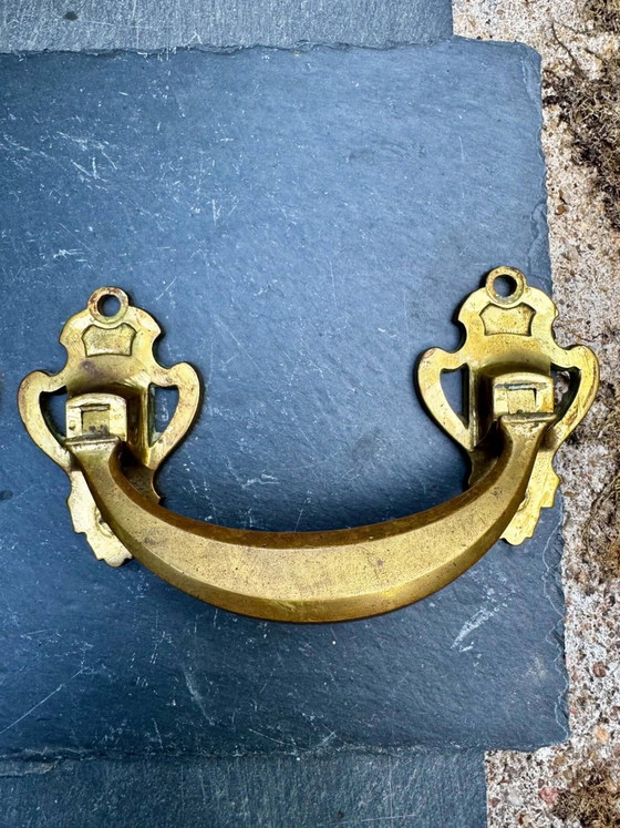 Pair of bronze handles signed L.PINET Art Nouveau – Decorative Objects (photo 7 of 9)
