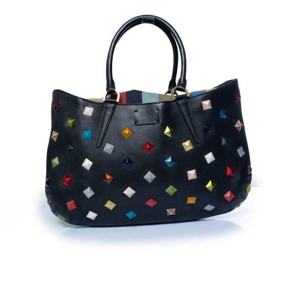 Image 1 of Fendi, B.Fab convertible studded medium tote