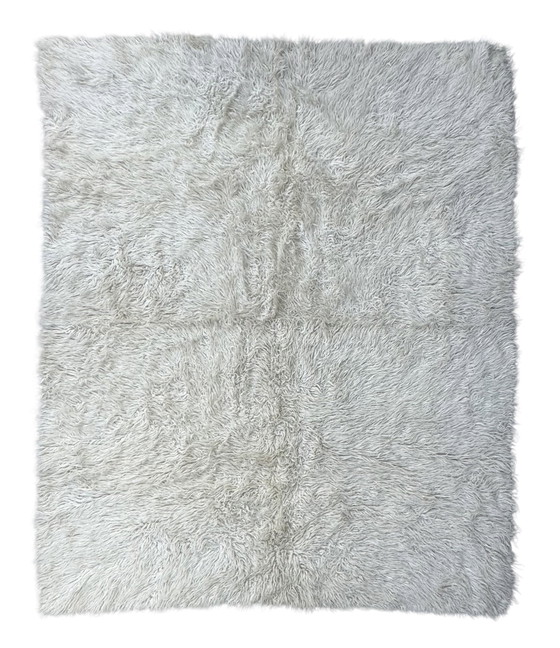 Groot Scandinavisch wollen tapijt van Rya, jaren 60 – Vloerkleden en tapijten, Wool (photo 10 of 15)