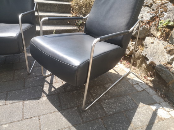 Fauteuils en cuir KOINOR, lot de 2 | Design Bauhaus | Excellent état – Leather, Chrome (photo 11 of 13)