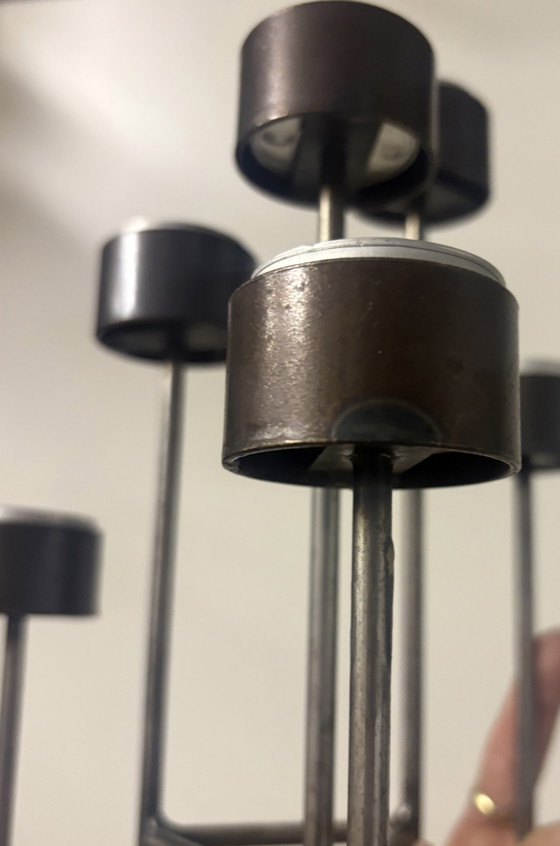 Image 1 of Vintage Scandinavian design Tommy Larsen Design candlestick from Denmark metal