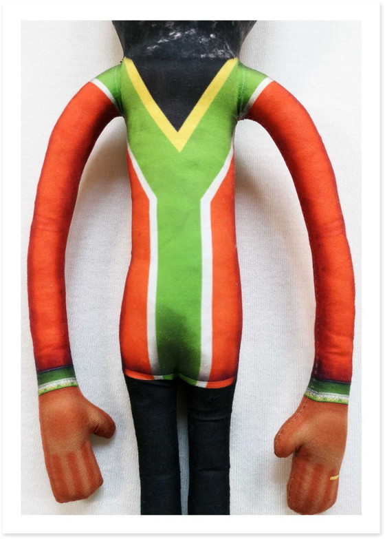 Image 1 of Nelson Mandela-cadeau | Nelson Mandela-decoratie | Kunstpop voor verzamelaars | Cadeau met thema zwarte geschiedenis