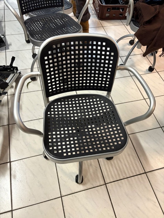 Image 1 of Depadova Silver Swifel Chair (MDK-106371) Vico Magistretti 6x