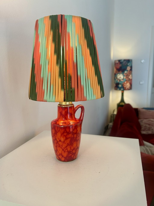 Lámpara de jarrón Scheurich encantadora, apta para uso exterior.