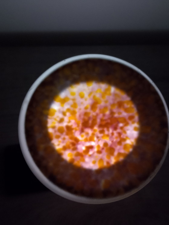 Image 1 of Marmonian vase with a layer of double-layered crystal, attributed to Schneider