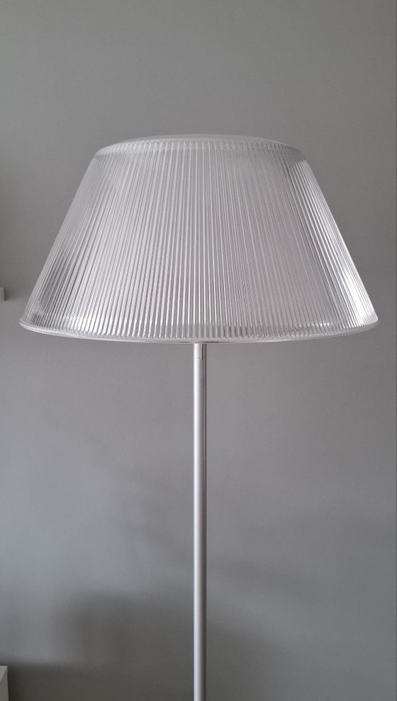 Philippe Starck for Flos: Romeo Moon F design floor light, Aluminium, Metal, Silver (photo 2 of 10)