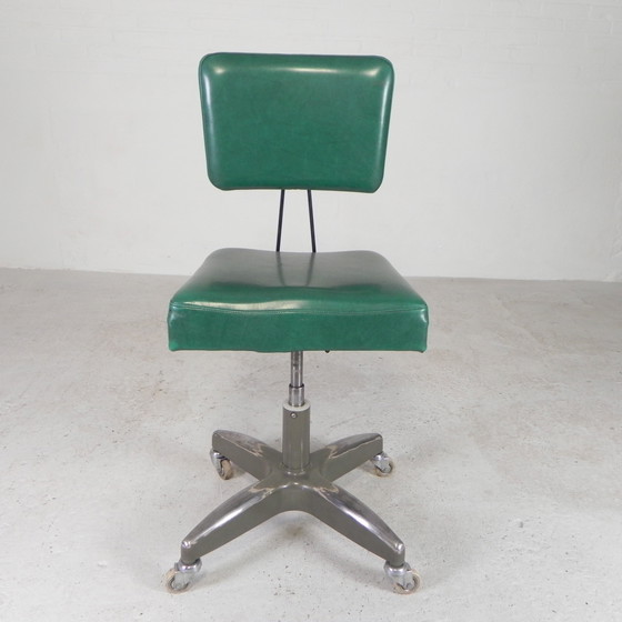 Image 1 of Vintage Office Chair, Swivel And Height Adjustable, 1950s