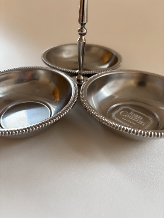Image 1 of Serveur trois bols vintage Jean Couzon